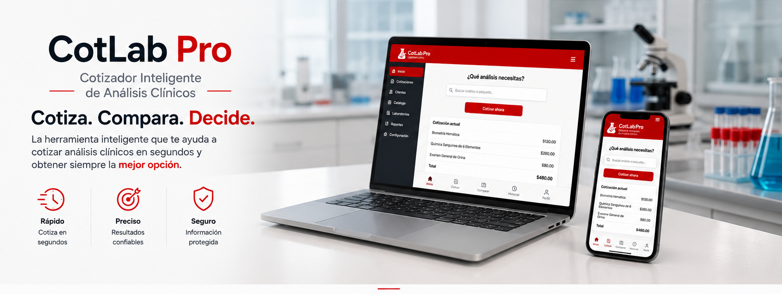CotLab Pro cotizador inteligente para celular